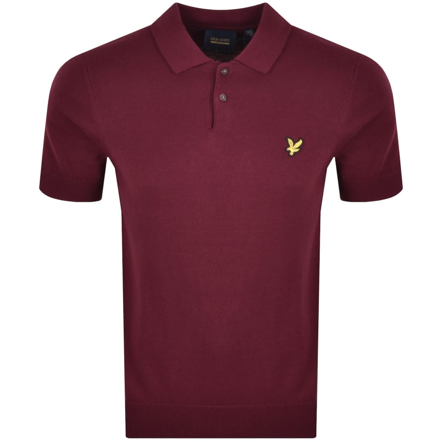 Image number 1 for Lyle And Scott Archive Polo Shirt Red