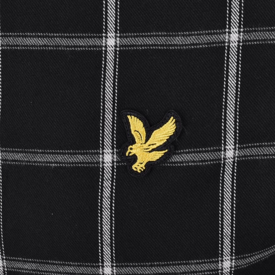Image number 3 for Lyle And Scott Broad Check Shirt Black