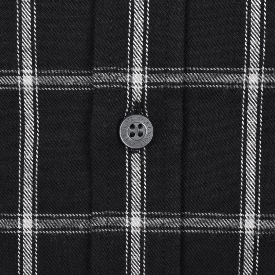 Image number 4 for Lyle And Scott Broad Check Shirt Black
