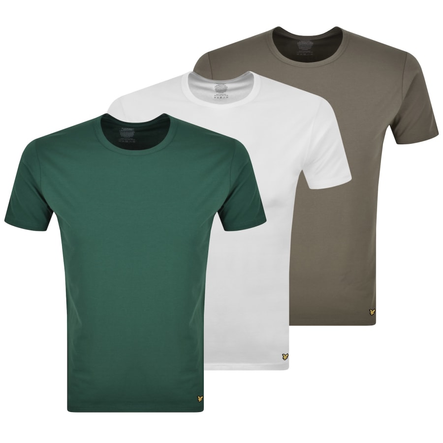 Image number 1 for Lyle And Scott Lounge Three Pack T Shirts Multi