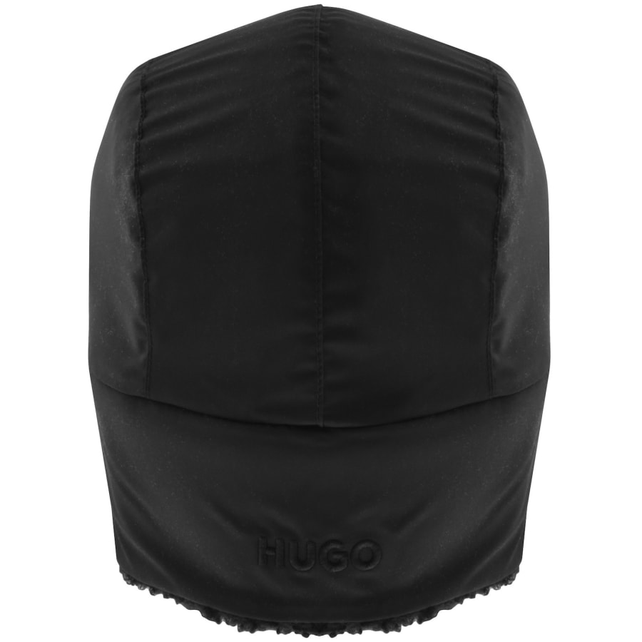 Image number 2 for HUGO Jayce Trapper Hat Black