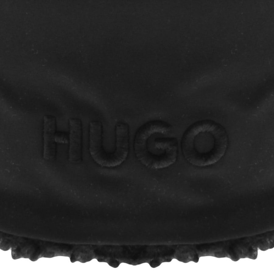 Image number 3 for HUGO Jayce Trapper Hat Black