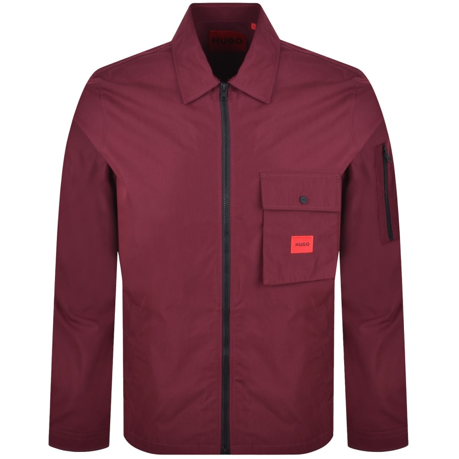 Image number 2 for HUGO Emmond Overshirt Purple