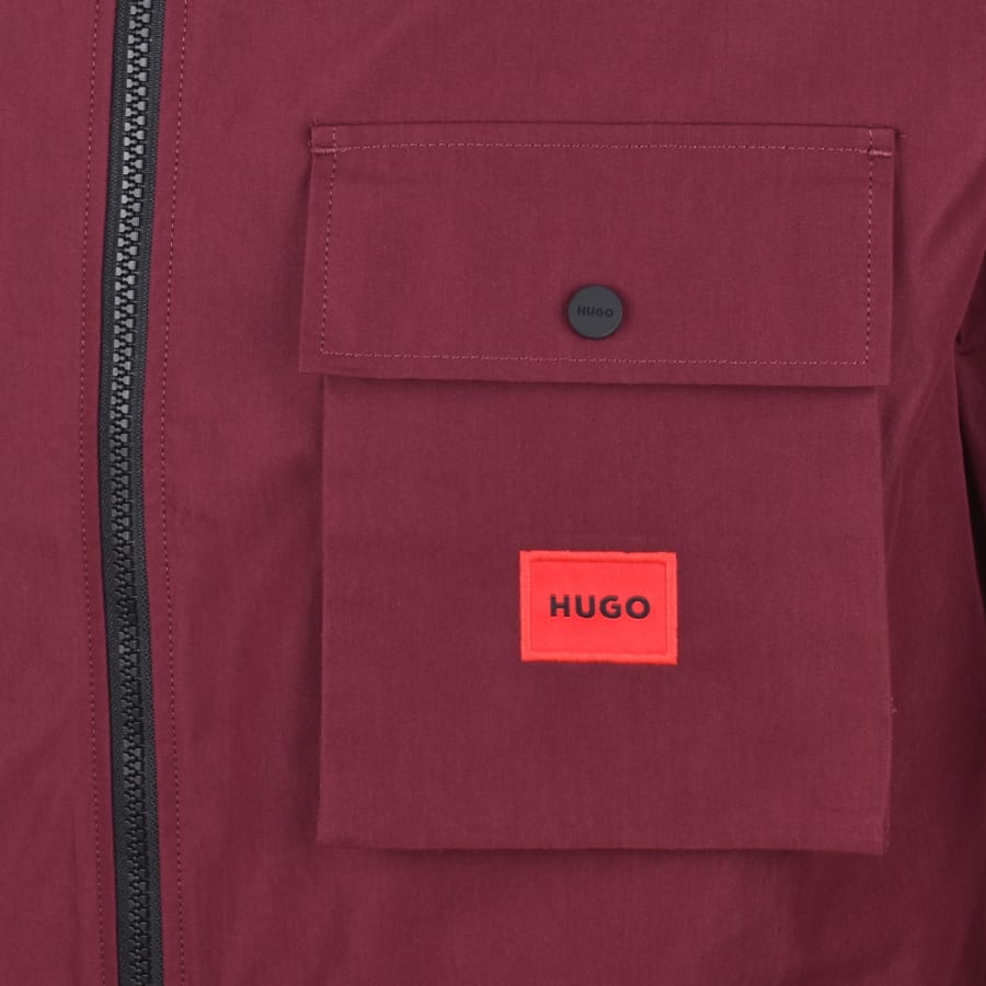 Image number 4 for HUGO Emmond Overshirt Purple