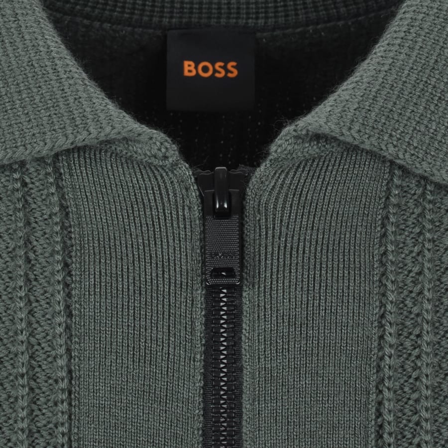 Image number 5 for BOSS Aspeno Knit Jumper Grey