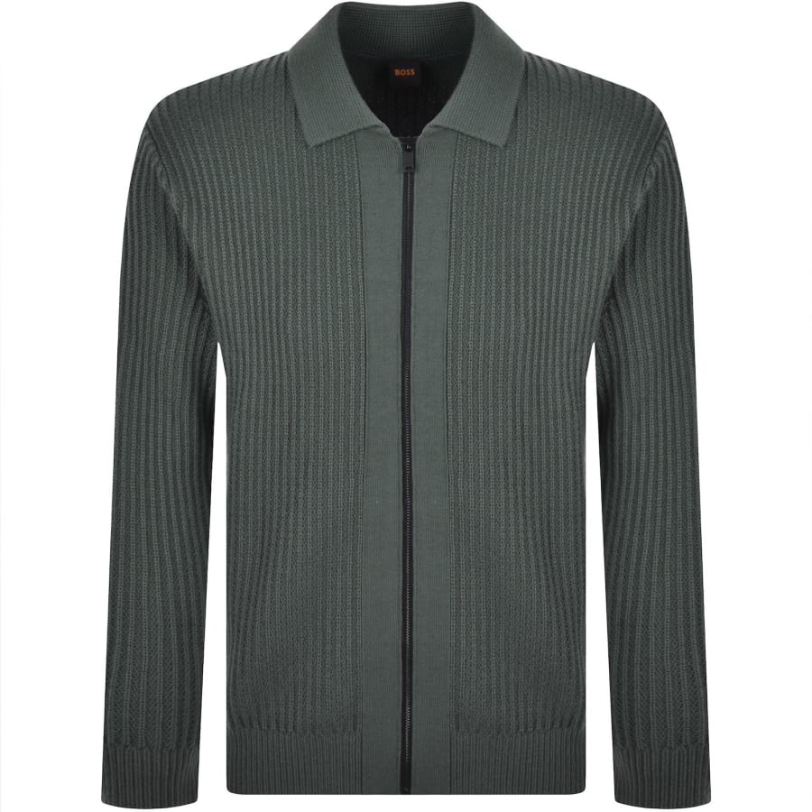 Image number 1 for BOSS Aspeno Knit Jumper Grey