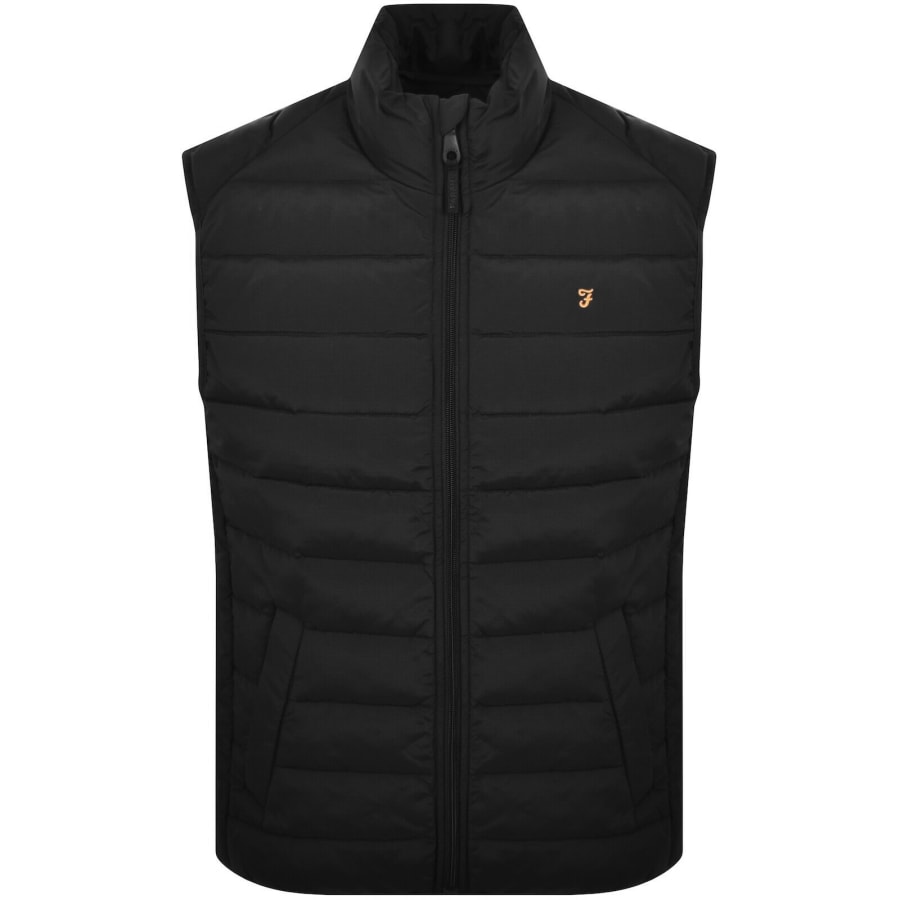 Image number 1 for Farah Kennedy Padded Gilet Black
