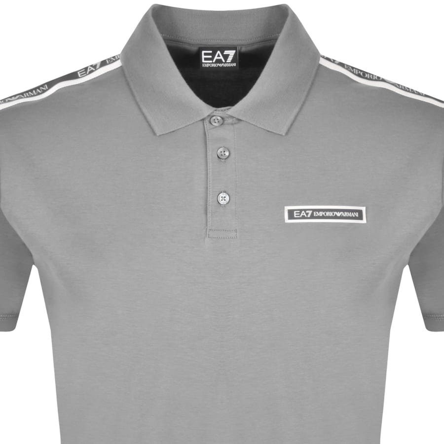 Image number 2 for EA7 Emporio Armani Polo T Shirt Grey