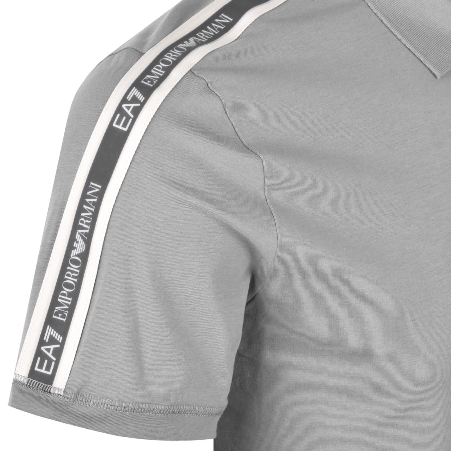 Image number 5 for EA7 Emporio Armani Polo T Shirt Grey