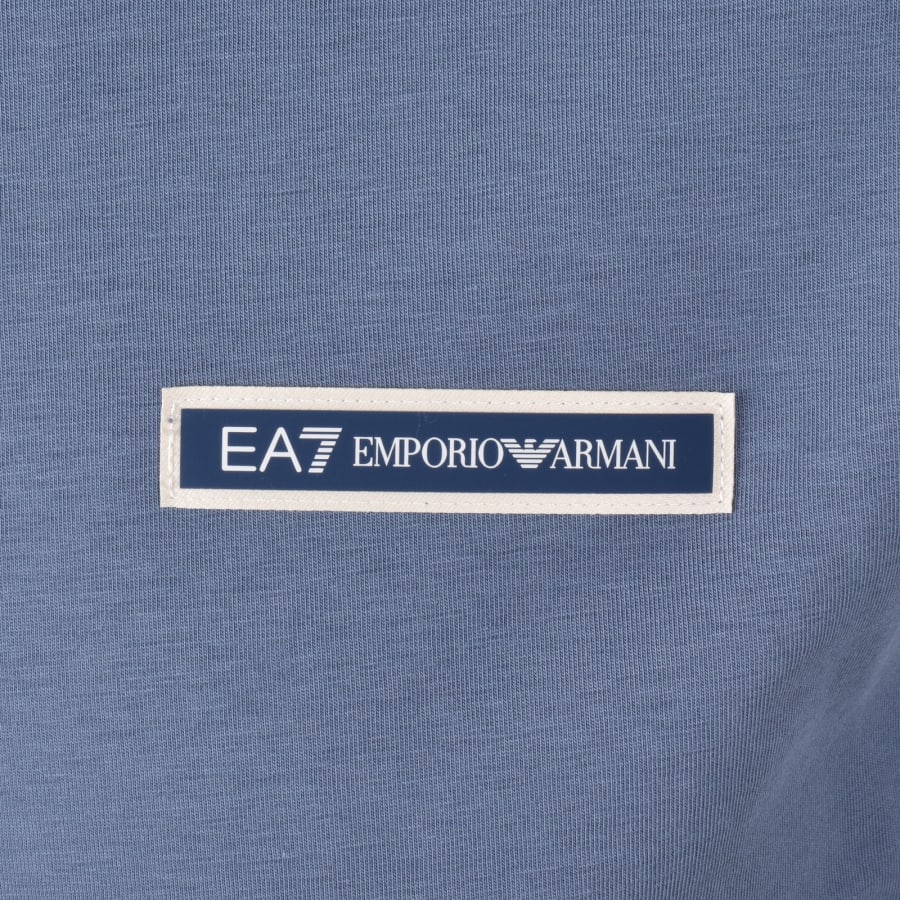 Image number 3 for EA7 Emporio Armani Polo T Shirt Blue