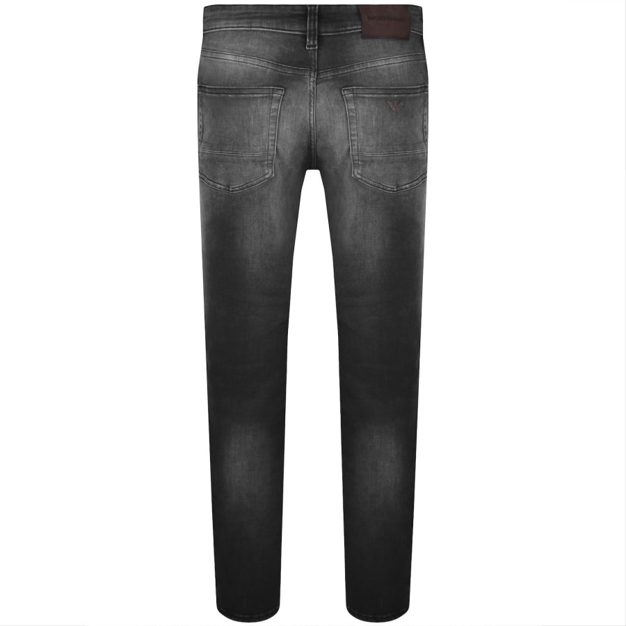 Image number 3 for Emporio Armani J104 Slim Fit Jeans Grey