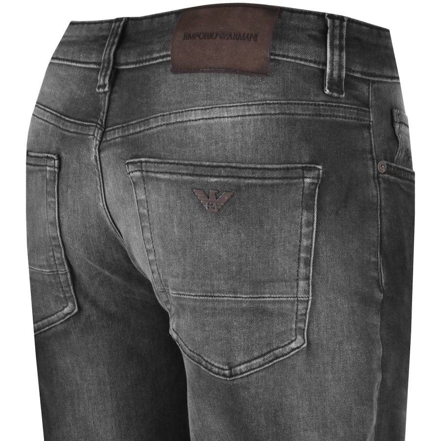 Image number 4 for Emporio Armani J104 Slim Fit Jeans Grey