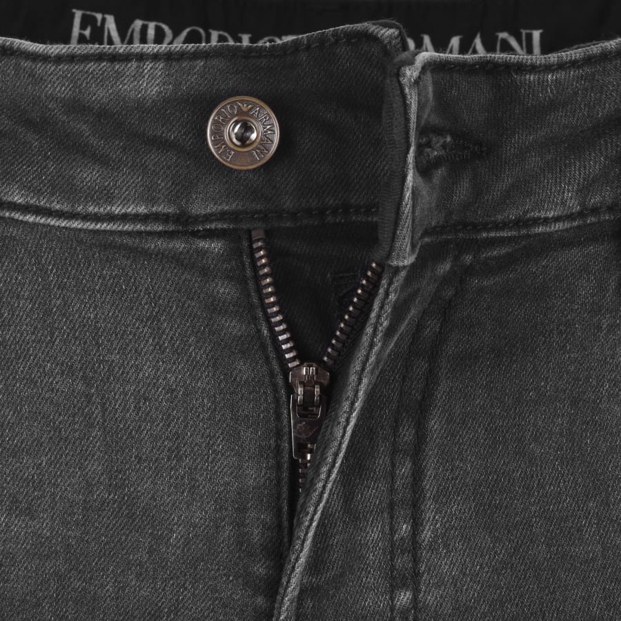 Image number 5 for Emporio Armani J104 Slim Fit Jeans Grey