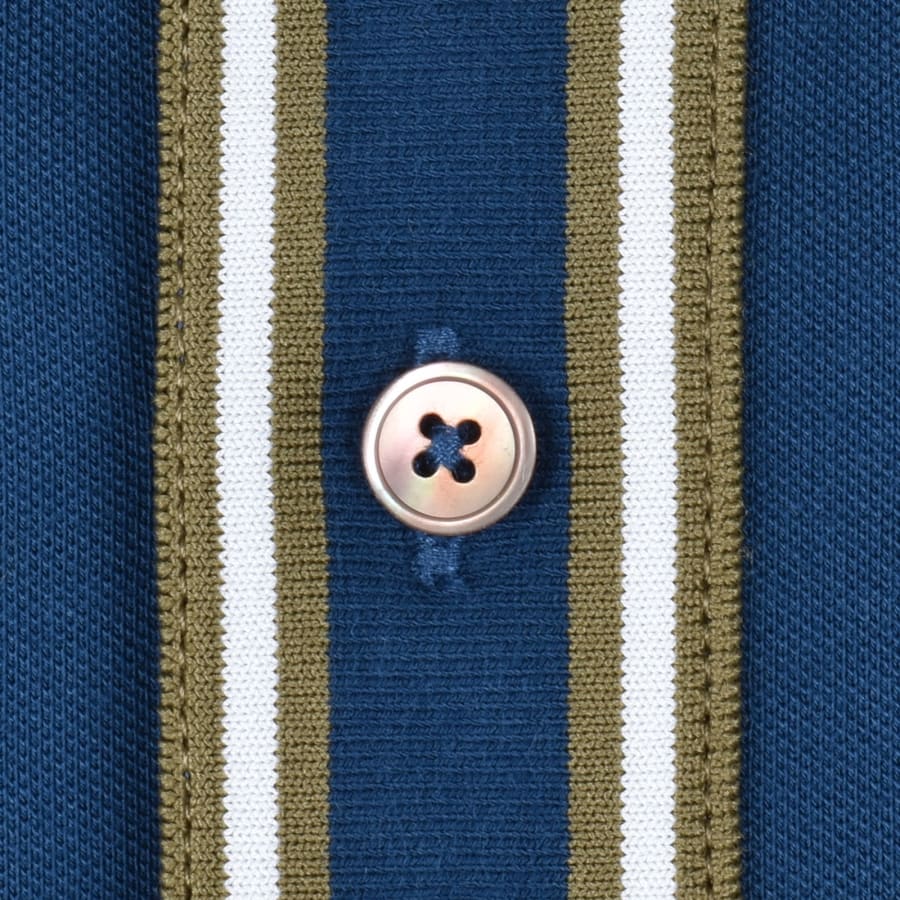 Image number 4 for Paul Smith Regular Fit Polo T Shirt Blue