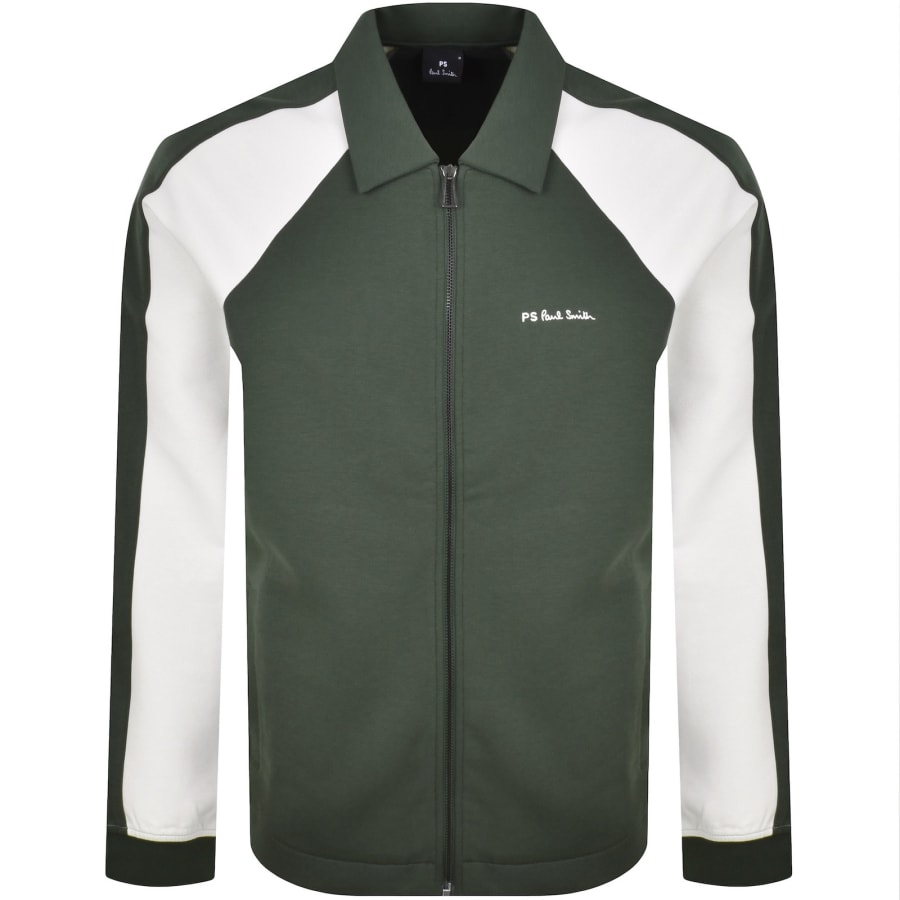 Image number 1 for Paul Smith Zip Jacket Green