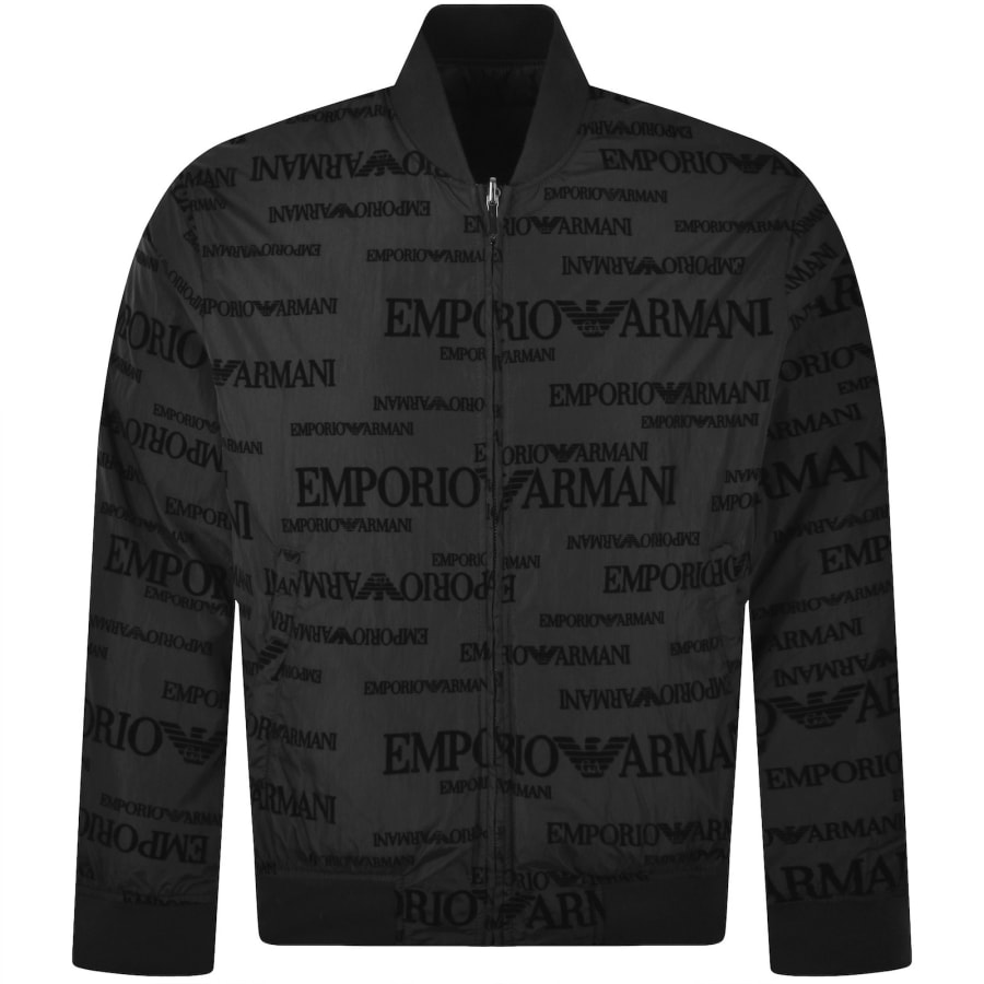 Image number 2 for Emporio Armani Reversible Jacket Black