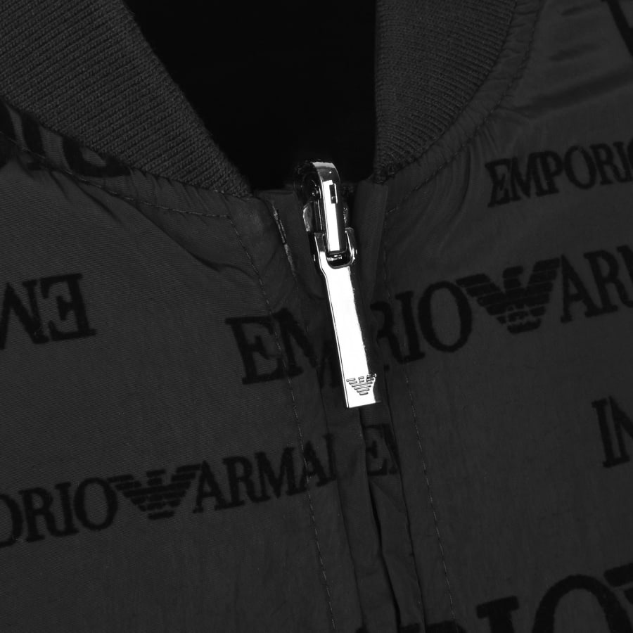 Image number 4 for Emporio Armani Reversible Jacket Black