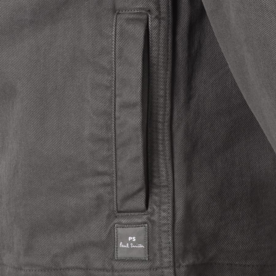 Image number 3 for Paul Smith Military Overshirt Grey