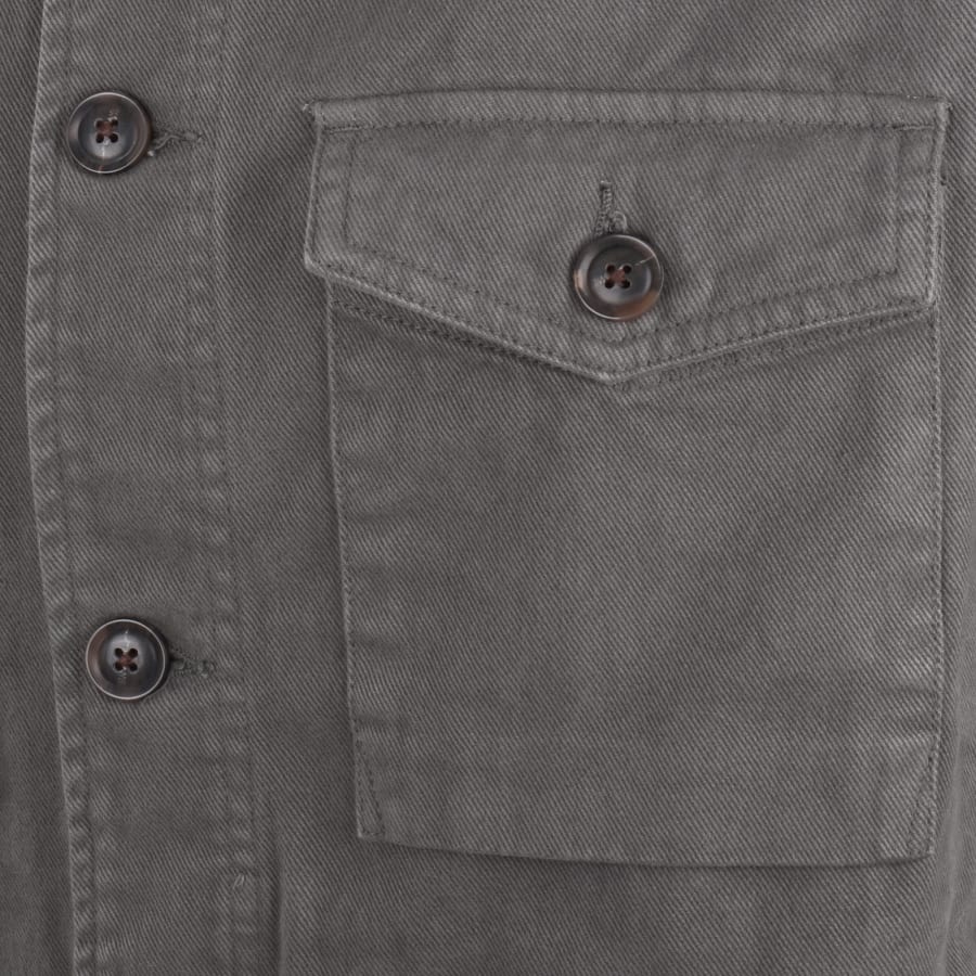 Image number 4 for Paul Smith Military Overshirt Grey