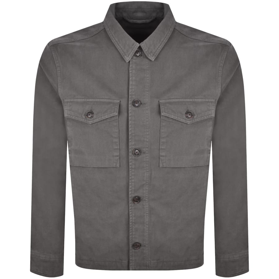 Image number 1 for Paul Smith Military Overshirt Grey