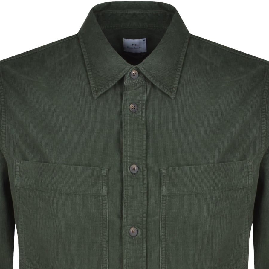 Image number 2 for Paul Smith Chore Overshirt Green