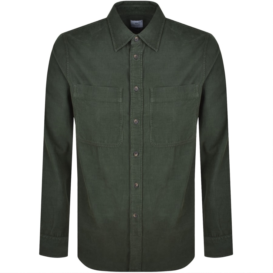 Image number 1 for Paul Smith Chore Overshirt Green