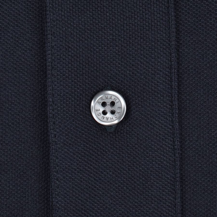 Image number 4 for Armani Exchange Polo T Shirt Navy