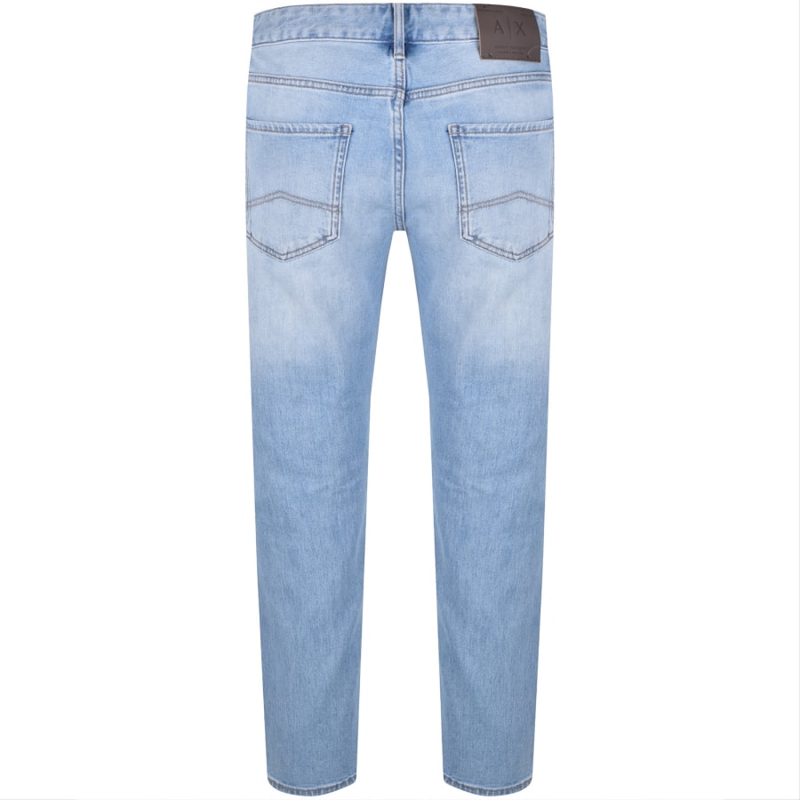 Image number 3 for Armani Exchange J13 Slim Fit Jeans Blue