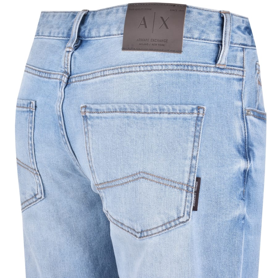 Image number 4 for Armani Exchange J13 Slim Fit Jeans Blue