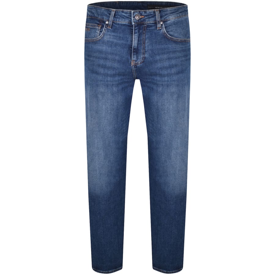 Image number 2 for Armani Exchange J13 Slim Fit Jeans Blue