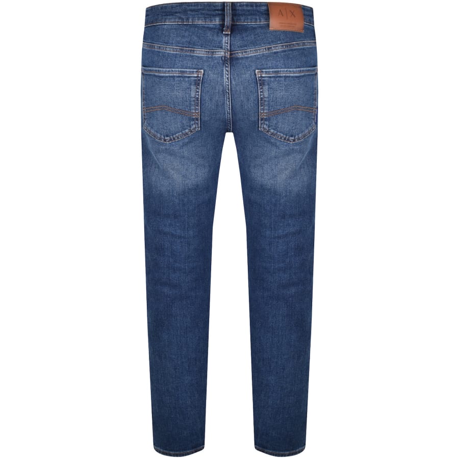 Image number 3 for Armani Exchange J13 Slim Fit Jeans Blue