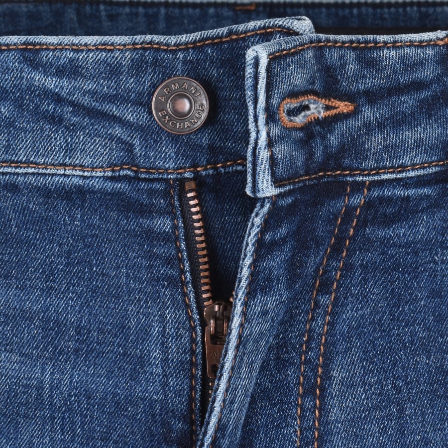 Image number 5 for Armani Exchange J13 Slim Fit Jeans Blue