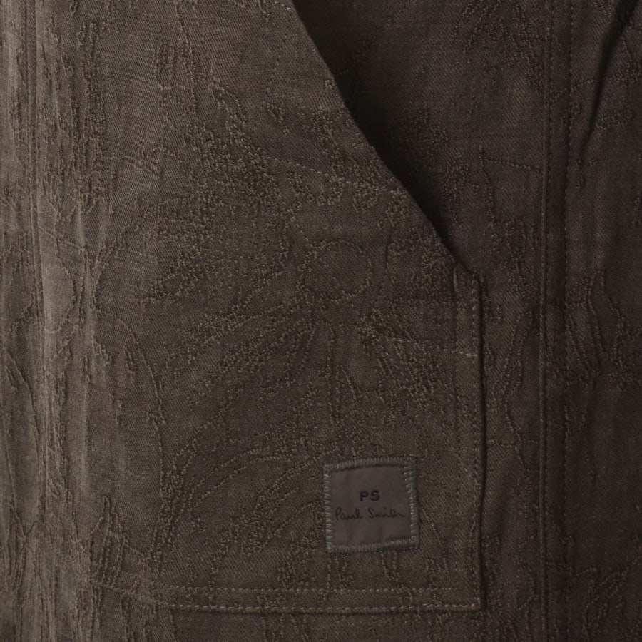 Image number 3 for Paul Smith Chore Overshirt Brown