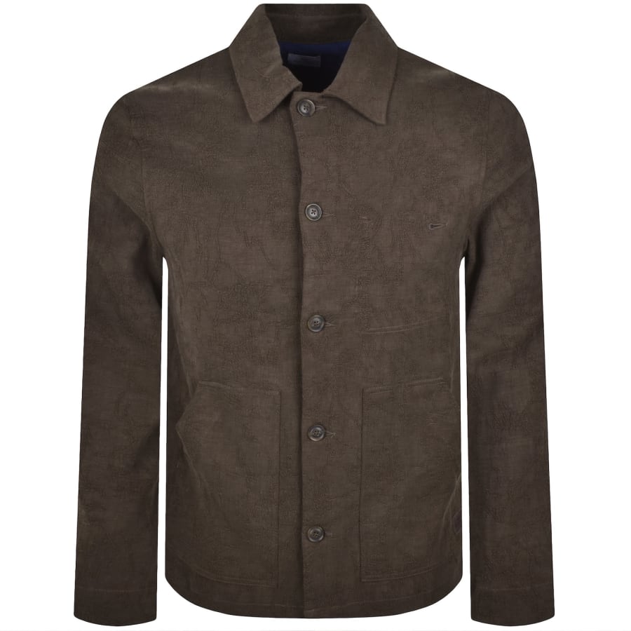 Image number 1 for Paul Smith Chore Overshirt Brown