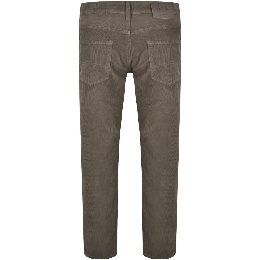 Image number 3 for Armani Exchange J16 Straight Fit Jeans Brown