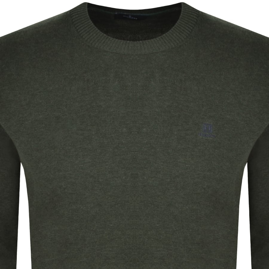 Image number 2 for Hackett Heritage Logo Sweatshirt Green