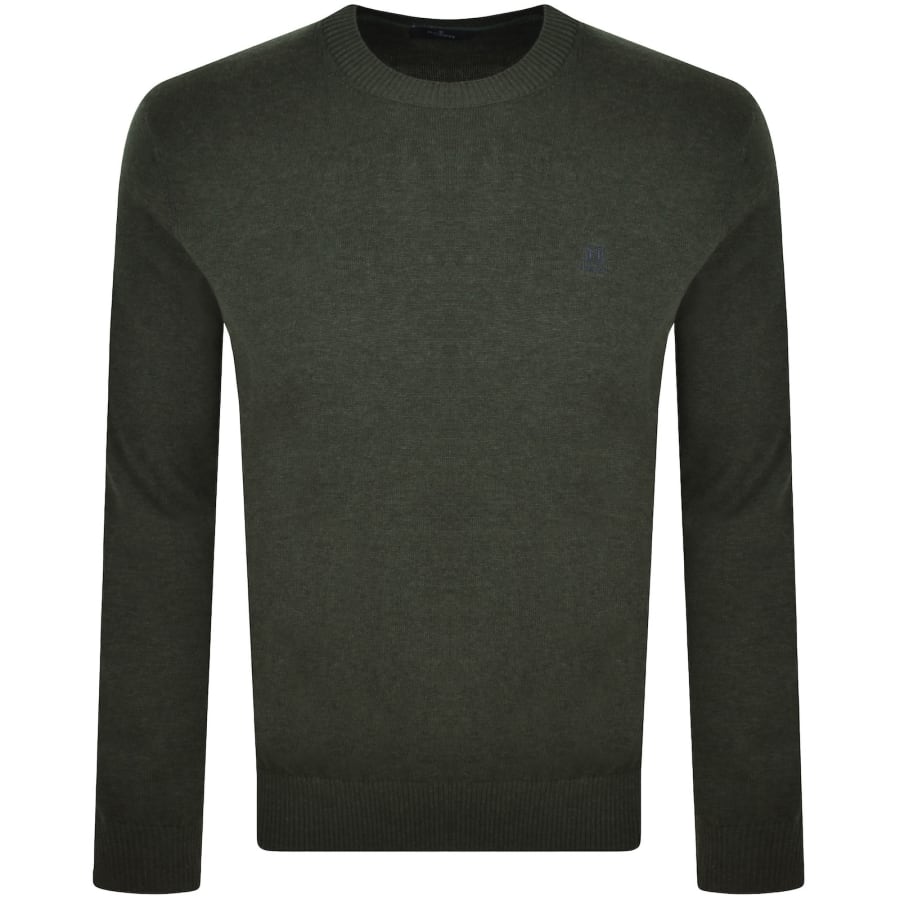 Image number 1 for Hackett Heritage Logo Sweatshirt Green