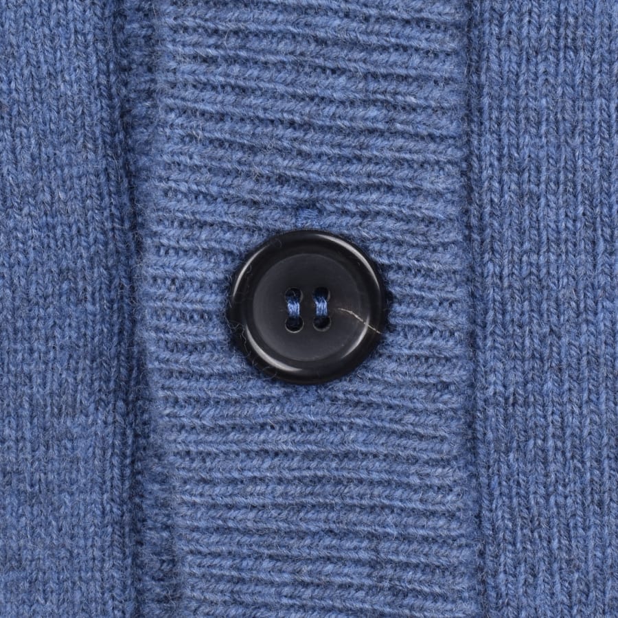 Image number 3 for Paul Smith Knit Cardigan Blue