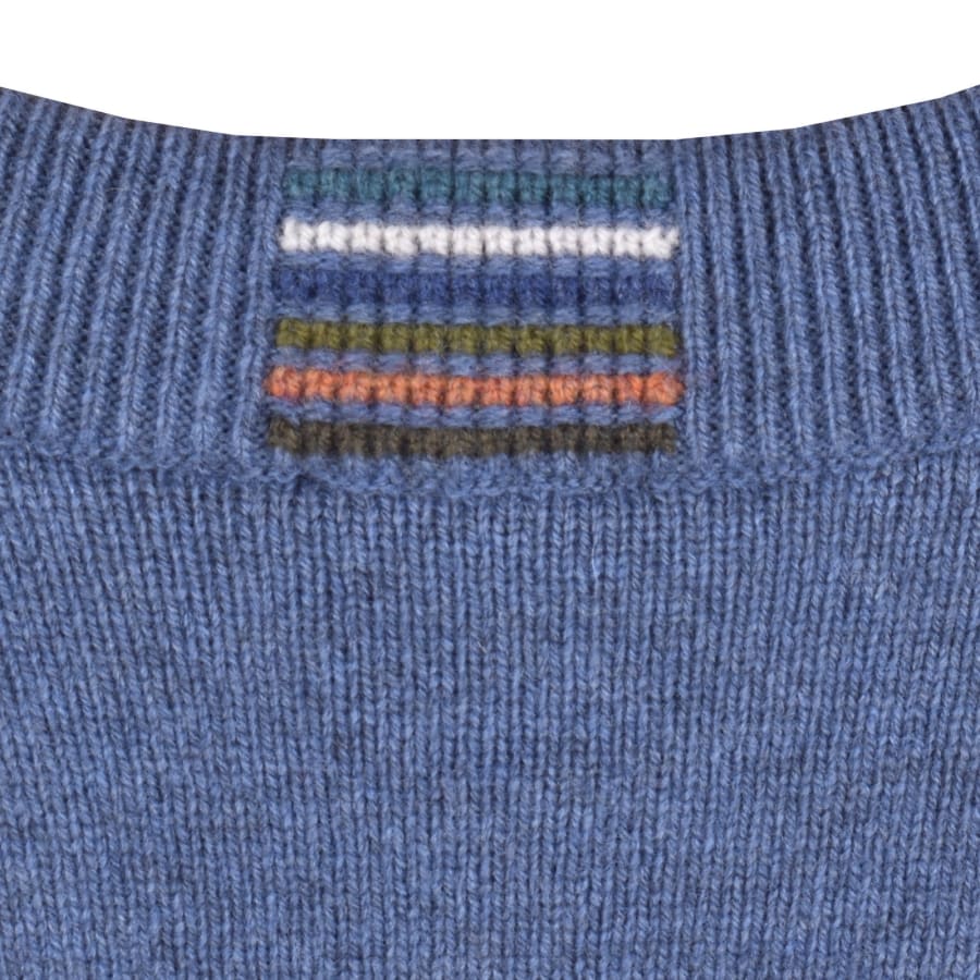 Image number 4 for Paul Smith Knit Cardigan Blue