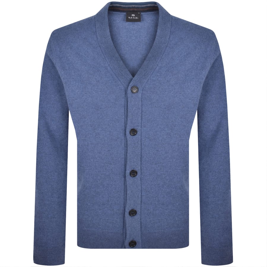 Image number 1 for Paul Smith Knit Cardigan Blue