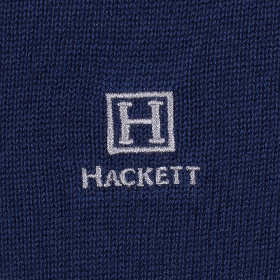 Image number 3 for Hackett Heritage Logo Sweatshirt Navy
