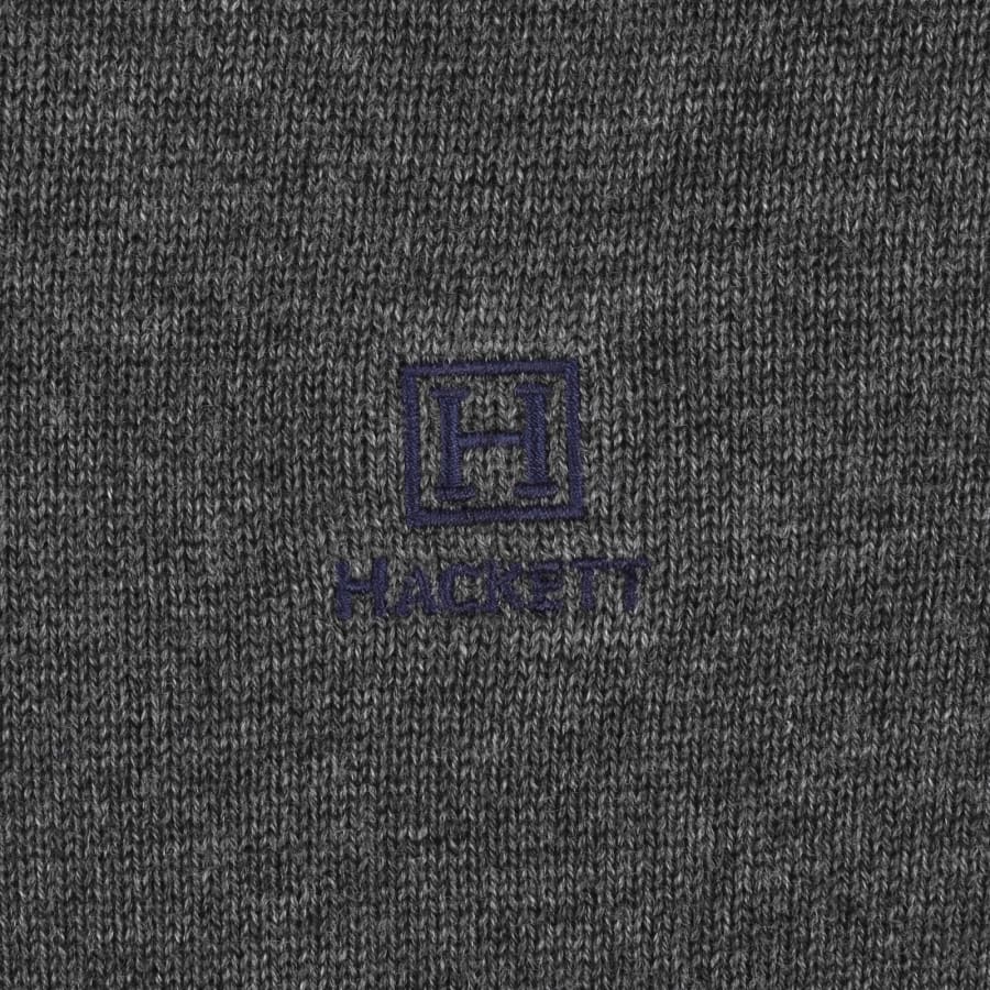 Image number 3 for Hackett Heritage Logo Sweatshirt Grey