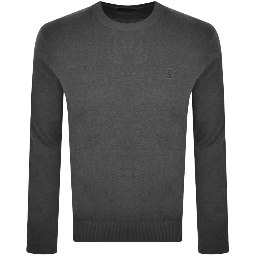 Image number 1 for Hackett Heritage Logo Sweatshirt Grey