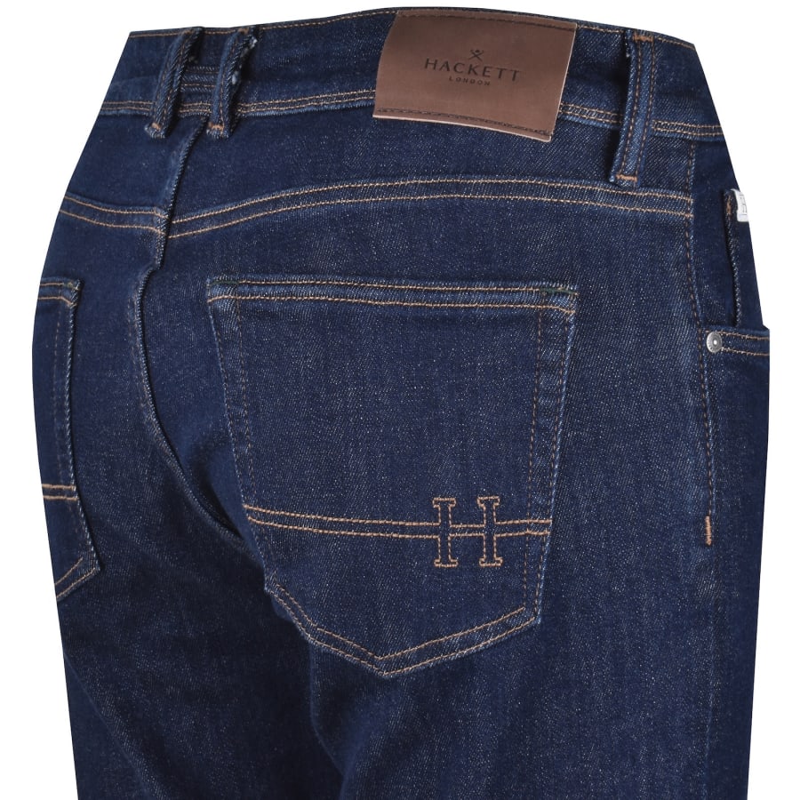 Image number 4 for Hackett Heritage Rinse Denim Jeans Blue