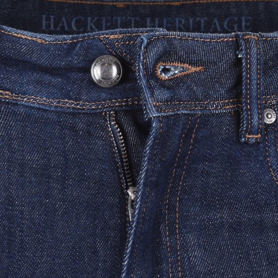 Image number 5 for Hackett Heritage Rinse Denim Jeans Blue