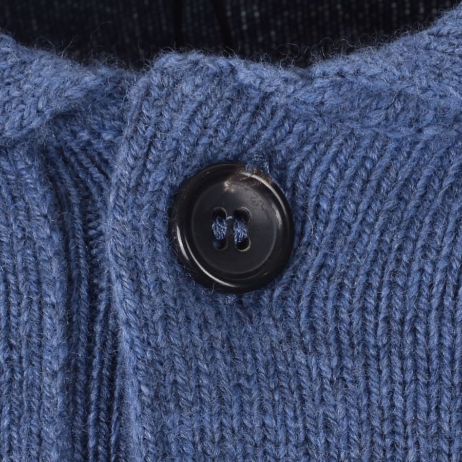 Image number 3 for Paul Smith Long Sleeve Polo Jumper Blue