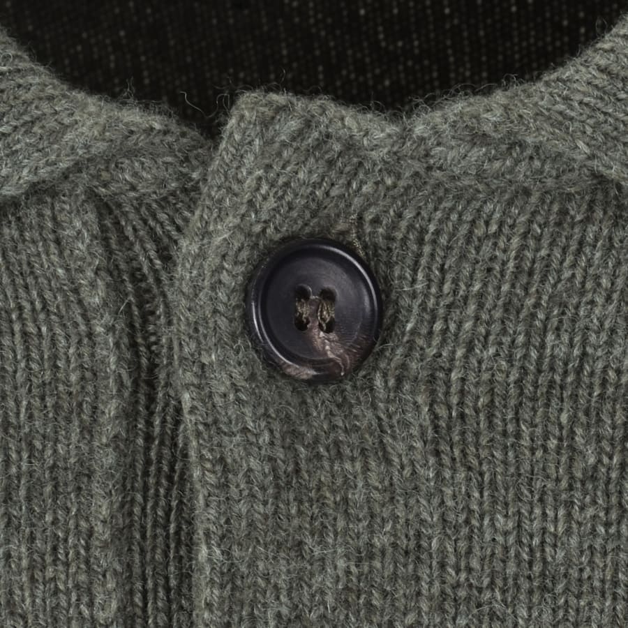 Image number 3 for Paul Smith Long Sleeve Polo Jumper Green