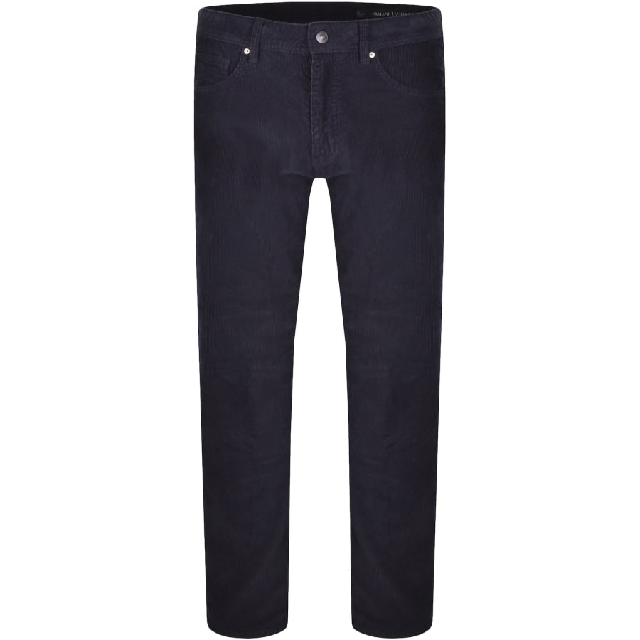 Image number 2 for Armani Exchange J16 Straight Fit Jeans Navy