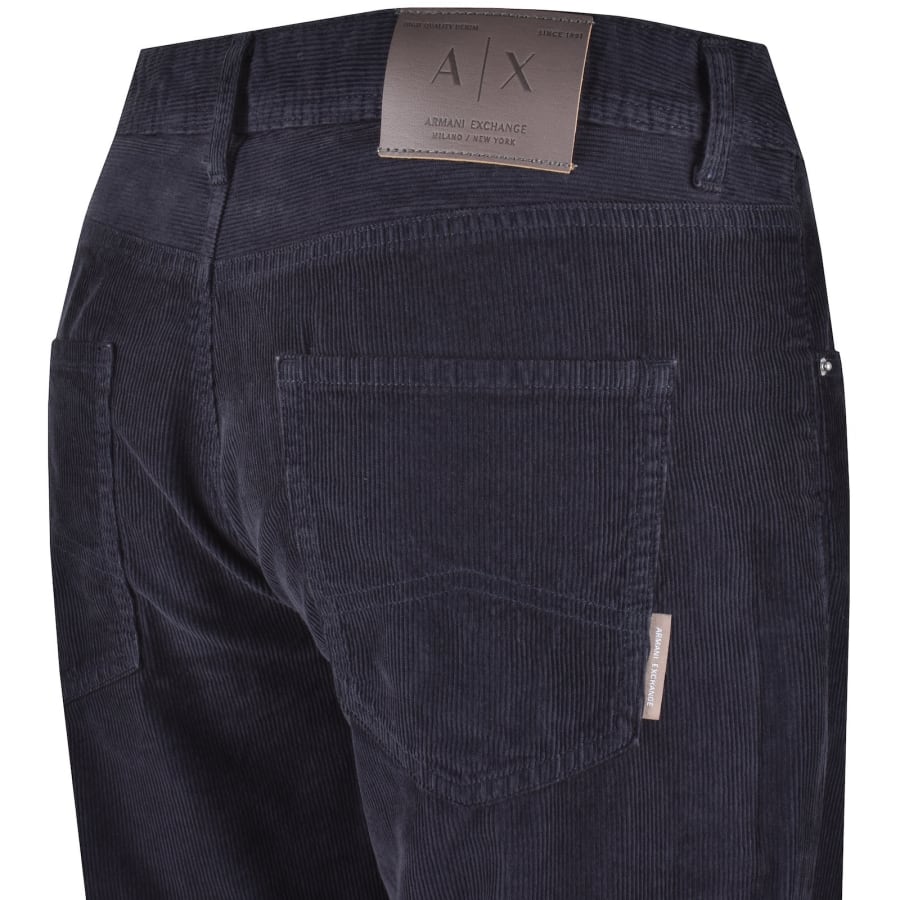 Image number 4 for Armani Exchange J16 Straight Fit Jeans Navy