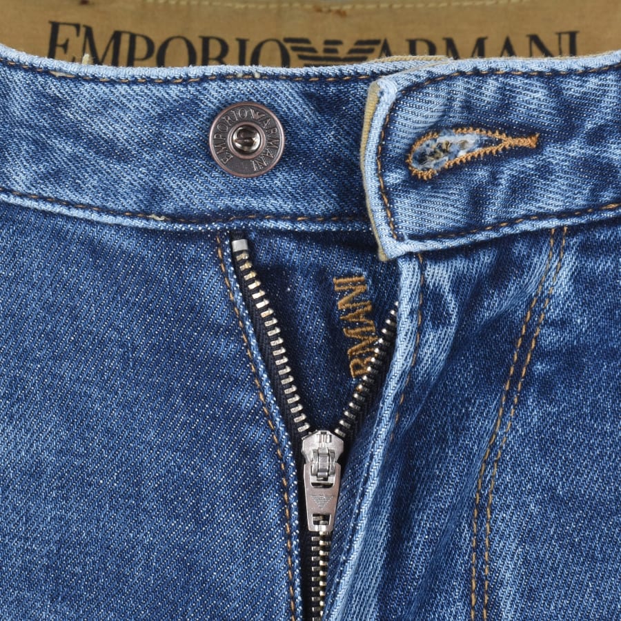 Image number 5 for Emporio Armani J06 Slim Fit Jeans Blue